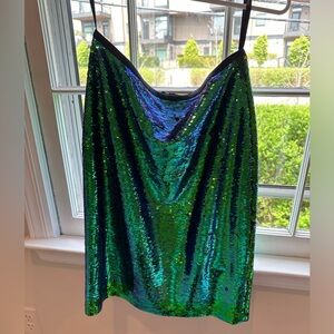 Shoshanna Mermaid Sequin Skirt